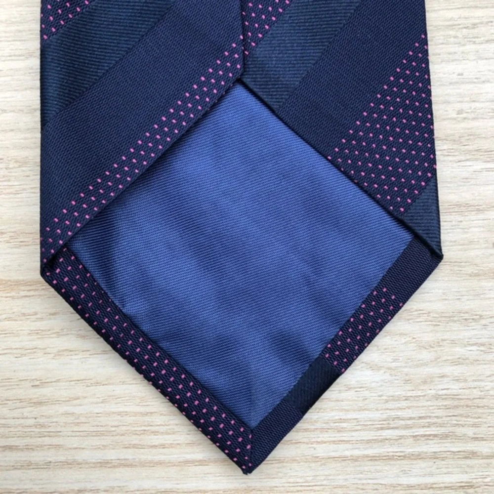 Mila Schön Silk Tie In Rich Dark Blue!